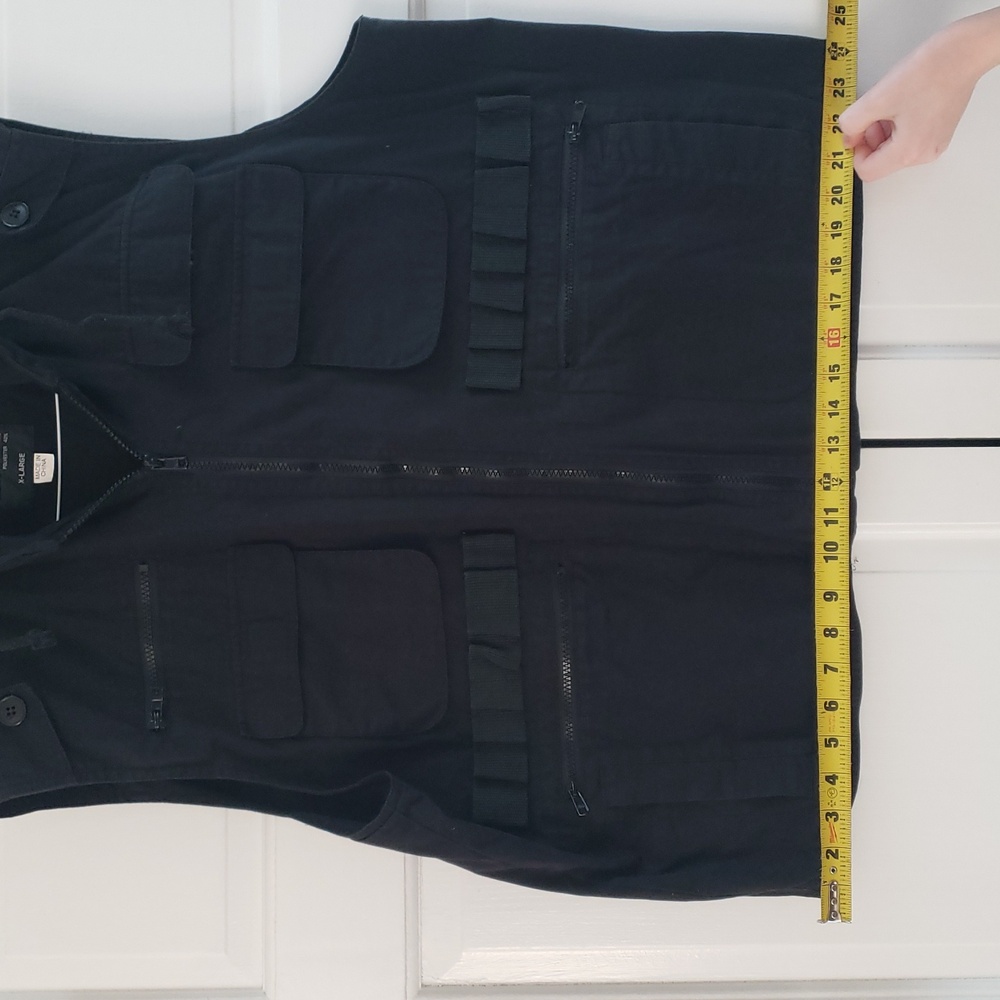 Men's Black Tactical Ranger Vest by Rothco - Picture 12 of 12